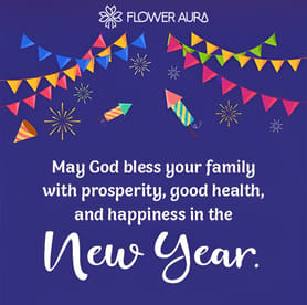 Happy New Year Wishes Greeting Card